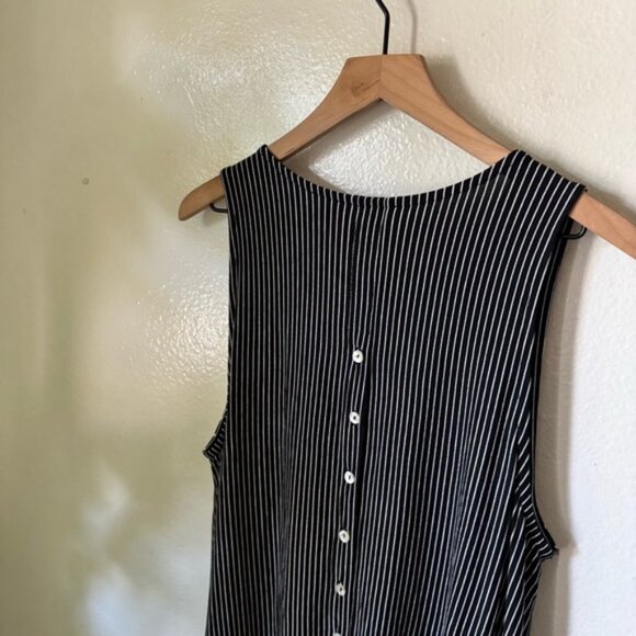 Alembika | Contrast Striped Sleeveless Tunic - Picture 6 of 7